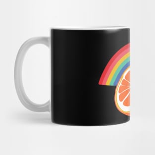 Rainbow Orange Fruit Mug